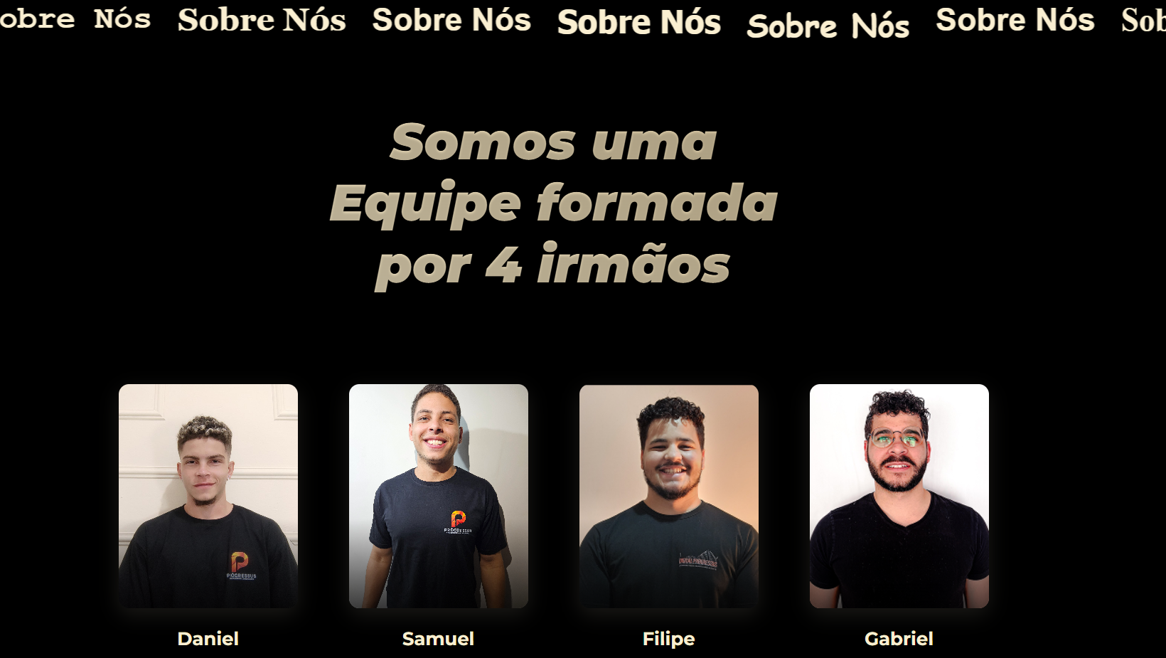 Agencia Progressus Landing Page - Seção Sobre